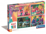 Pusle Clementoni 4in1 Trolls3 21527, 72d.