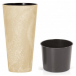 Lillepott Prosperplast Tubus Slim Betoni efekt  DTUS200E-422U, betoonv&auml;rvid