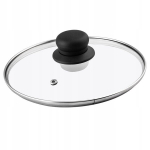 Kuumakindel klaasist kate poti ja panni jaoks, 22 cm