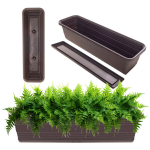 R&otilde;du lillepoti kast Lillepott 60cm + Mocha alus