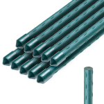 10x Taimevarras 180cm Tomat Flower Support kaetud terasest