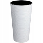 Lillepott Lillepott + kattevahe, valge, 19cm