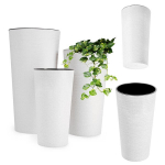 Komplektis 3x lillepott Lillepott + valge lillepott, k&otilde;rge aed 57 cm