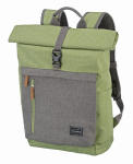 Travelite Rolling Backpack Travelite roheline hall, "Travelite" riedučių kuprinė "Travelite" žalia, pilka