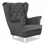 Carol tugitool Skandinaavia k&otilde;rvaklapp Family Furniture punutud seljatoega ANTHRACITE