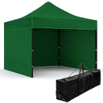 Ekspressostupaviljon 3x3 m 3 seinad rohelised