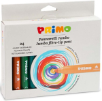 Viltpliiatsid PRIMO Jumbo, 24 v&auml;rvi