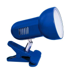 Activejet Clip-on laualamp, sinine, metall, E27 keermega, Native