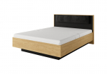 Voodi Meble Laski Baltic C 160x200 cm, pruun/must