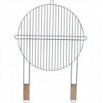 Puidust k&auml;epidemega &uuml;mmargune grillrest 51 cm