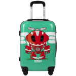 Laste kohver Robot, roheline