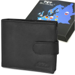 Meeste klassikaline nahast rahakott Rfid Black Baltimore U92