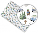 Voodilina kummiga puuvill My Baby,140x70