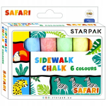 Starpak v&auml;rvipliiatsid lastele "safari" 6 tk.