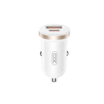 XO autolaadija CC56 PD 30W QC 1x USB 1x USB-C valge