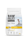 Raw Paleo Ultra t&auml;iskasvanud v&auml;ikest t&otilde;ugu koertele kalkuniga, 8 kg