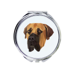 Boerboel - peegel pildiga ja geomeetrilise m&auml;rgiga br&auml;ndilt Art-Dog, XS
