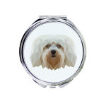 Havanese - peegel pildiga ja geomeetrilise m&auml;rgiga br&auml;ndilt Art-Dog, XS