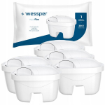 Wessper veefilter Brita Marella klaasist Dafi kannule, 5 tk