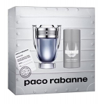 Komplekt Paco Rabanne Invictus meestele: Tualettvesi EDT, 100ml + pulkdeodorant, 75ml