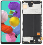 LCD + puuteekraan Samsung Galaxy A51 SM-A515 Incell Frame must