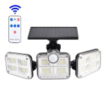 LED-lamp liikumisanduri ja p&auml;ikesepatareiga + pult