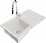 Graniidist k&ouml;&ouml;givalamu Mexen Cesar segisti ja sifooniga, White/Chrome