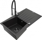 Graniidist k&ouml;&ouml;givalamu Mexen Cesar segisti ja sifooniga, Metallic black/silver/black/chrome