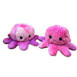 Suur kahepoolne kaheksajalg Tik Tok Octopus 27cm - roosa