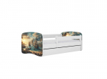 Lastevoodi ilma madratsita/sahtlita Kocot Kids BabyDreams White ship, erinevates v&auml;rvides
