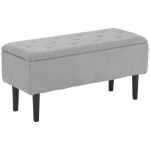 Panipaigaga istepink, kuni 120kg, sametine v&auml;limus, 95x38x45cm, hall