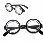 Prillid tobedad paksud prillid nerdy cyber marian pool maskeeringu