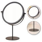 Kosmeetikapeegel, must, 14,5 cm