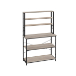 K&ouml;&ouml;giriiul 6 riiulitasapinda, 40 x 100 x 167 cm, hall must