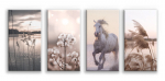 Wall Images Skandinaavia stiilis suur 80x160 Boho hobune l&otilde;uend pilt