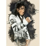Teemanttikand Michael Jackson, 40x30cm