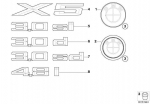 BMW E70 maasturi esiuks 3.0sd embleem logo m&auml;rk Ehtne 51147170953