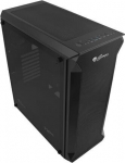PC korpus - NATEC - GENESIS IRID 505 - Midi Tower - Musta - 8 laiendusbaiti
