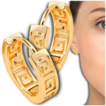 Kuldk&otilde;rvar&otilde;ngad, kirurgiline teras, kullatud, massiivsed ažuursed r&otilde;ngad