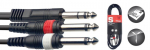 Stagg SYC3/PS2P E, Aux 6.3 mm, 3 m