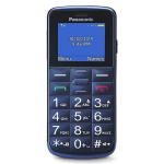 Panasonic KXTU110 GSM Mobiiltelefon, 32GB Mahutavus, V&auml;rviline Ekraan, Kahe SIM-kaardi Tugi, FM Raadio, Bluetooth, Kaamera, Sinine