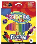 Colorino Jumbo markerid, 10 v&auml;rvi, kolmnurgad