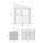 Puidust aiamaja Timbela M339