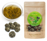&bdquo;DRAGON PEARL&rdquo; (Big Pearl) Green tea - Eksklusiivne Hiina roheline tee "Draakoni p&auml;rl" (Suur p&auml;rl), 100 g