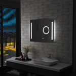 vidaXL vannitoa LED-seinapeegel puutetundliku anduriga 80 x 60 cm