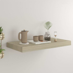vidaXL seinariiul, tammev&auml;rvi, 50 x 23 x 3,8 cm MDF