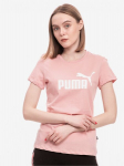 Pluus Puma Ess Logo Tee Brid Pink