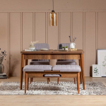 S&ouml;&ouml;gitoa komplekt Kalune Design 869, pruun/helehall