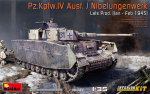 Liimitav mudel MiniArt 35342 Pz.Kpfw.IV Ausf. J Nibelungenwerk Late Prod. (Jan-Feb 1945) Interior Kit 1/35