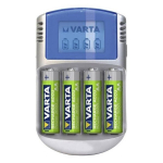 Laadija - VARTA - Power-Play + 4 R6 2500 mAh Ready2Use akud - LCD - T&auml;iskasvanutele